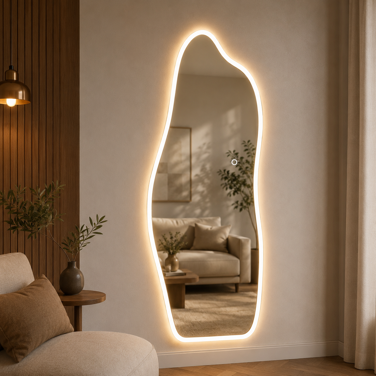 LED Dolphin Mirror